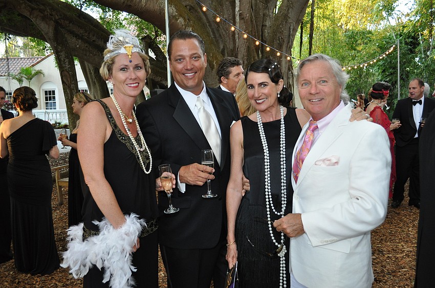 Aurelie and Mark Van Den Broek with Babette Bach and Rob Patten