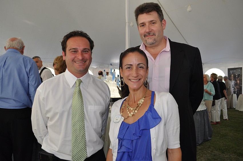 The Longboat Key Club team:  Matt Walters, Chloe Drapkin and Bob Weil