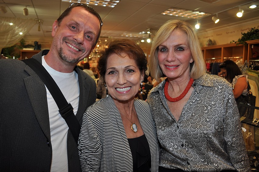 Sarasota Ballet Artistic Director Iain Webb, Jewel Ash and Ballet Board President Hillary Steele