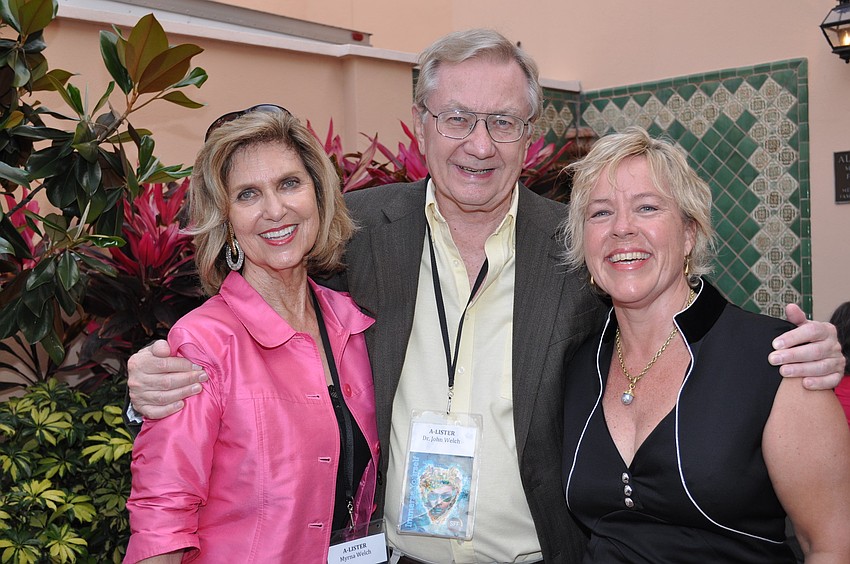Myrna and John Welch with producer Sarah Green