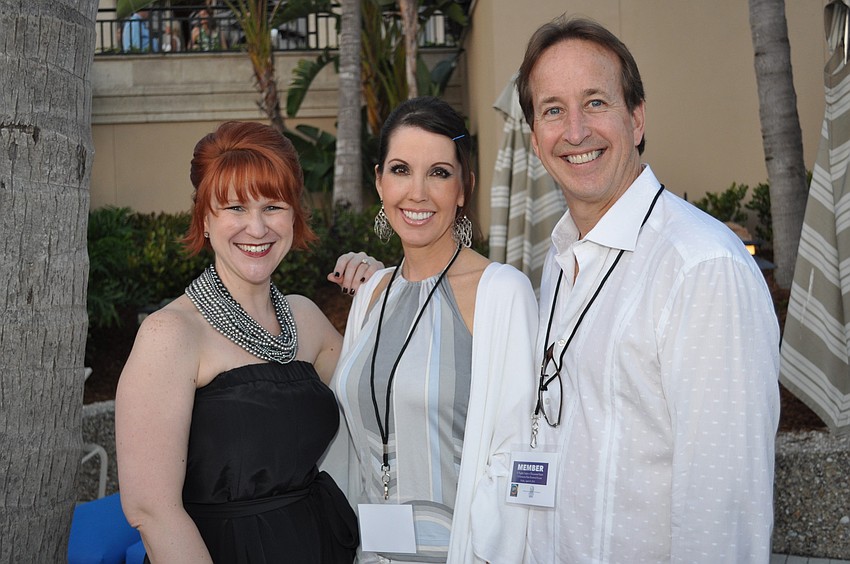Kimberly Wetherell with Dr. Jill Morris and Dr. Burr Bakke