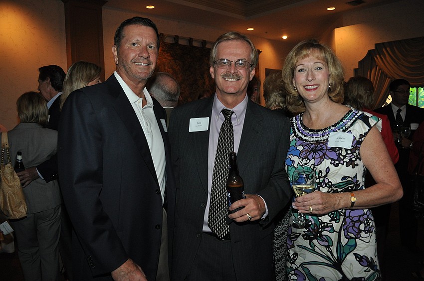 Lee Wetherington with Jim and Karen Turner