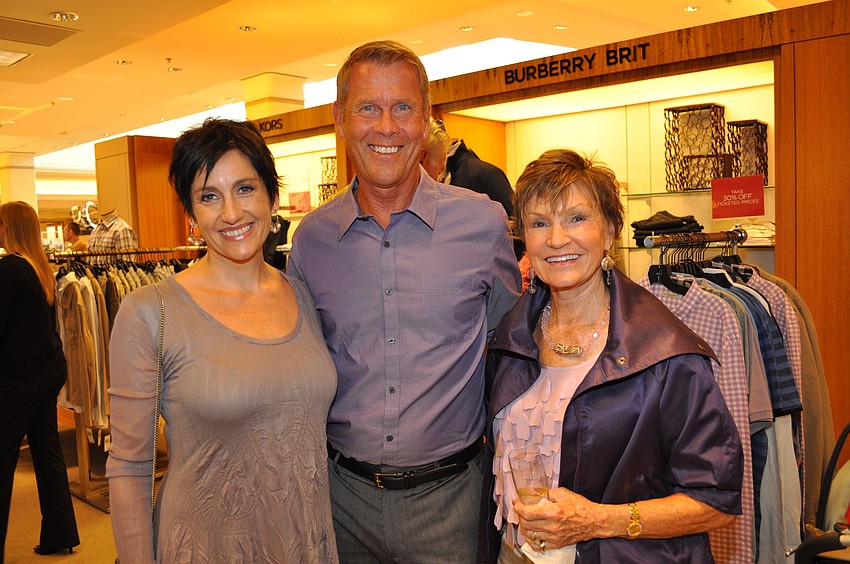 Beth and John Woods with Pat Anderson