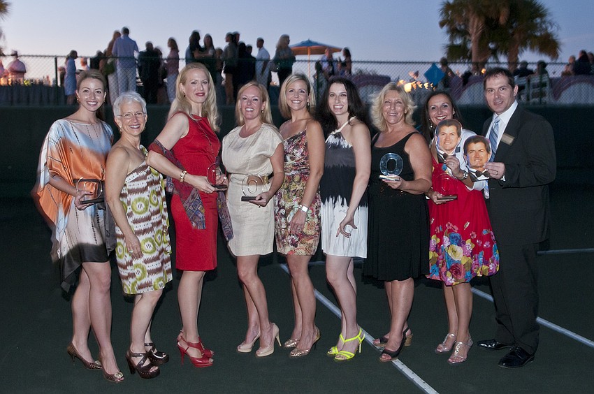 The Class of 2010-2011:  Diana Kelly, Betsy Kane Hartnett, Ariane Dart, Susan Jones, Beth Bobb, Kyla Weiner, Carol Butera, Jennifer Mitchell and Scott Hinckley
