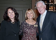 Co-chairs Kim Bald and Joan Geyer with Pierce Quinlan
