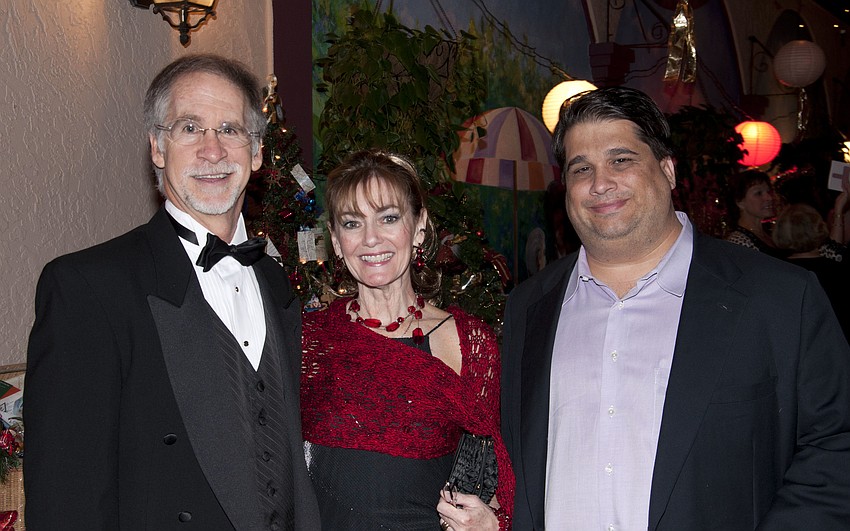 Judge David Denkin and Courtney Denkin with Honorary Chair Eric Robinson