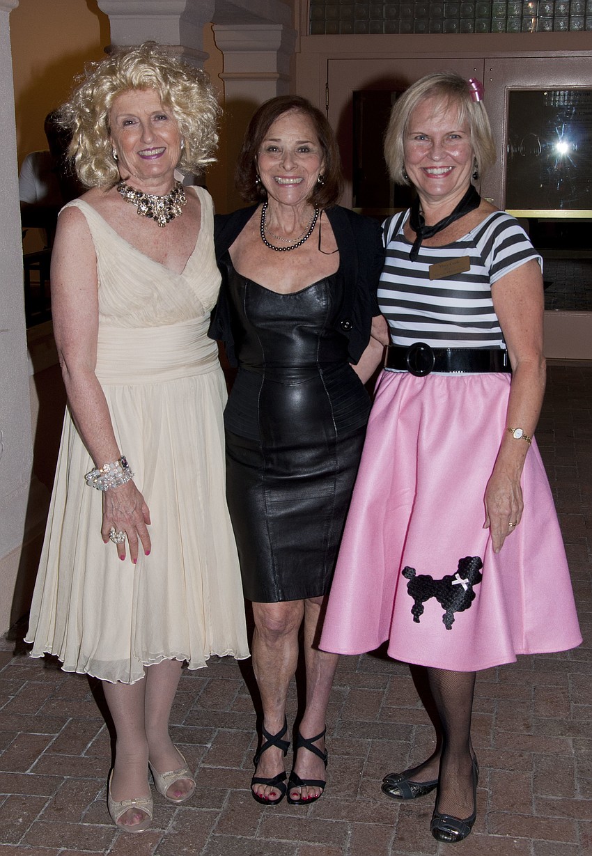 Co-Chairs Bonnie Femec and Rhoda Walk with President of Sarasota Opera Guild Mary Cook