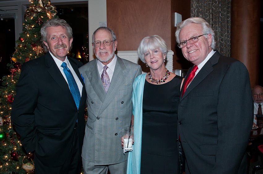 Phillip King, Rich & Clare Segall and Dennis Stover