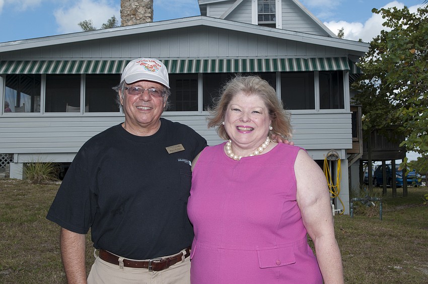 Executive Director Bruce Rodgers and event chair Debbi Benedict