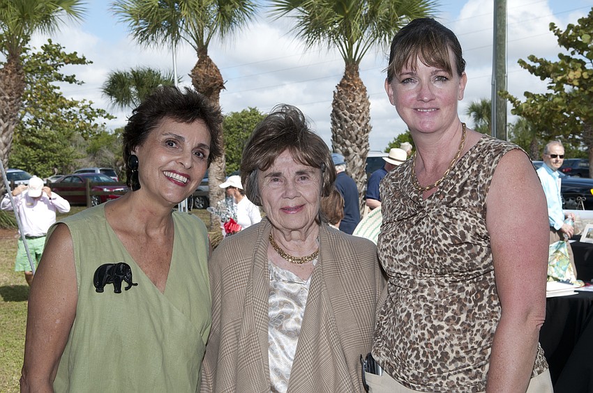 Joy Rogers, Sally Lucke-Elkes and Elizabeth Rose