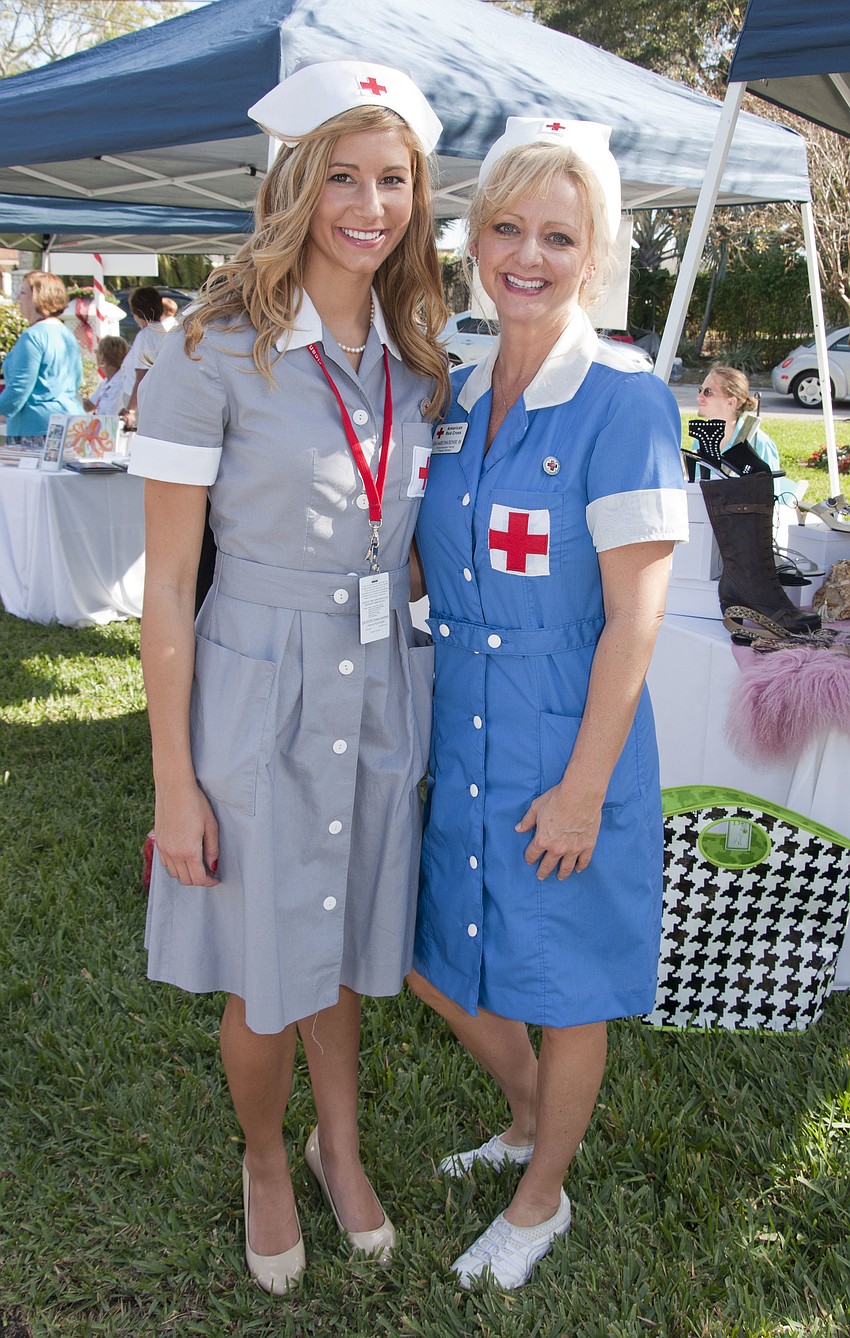 Medical student Alexa Kaminski with Red Cross Programming Manager and RN Lisa Marie Swiatkowski