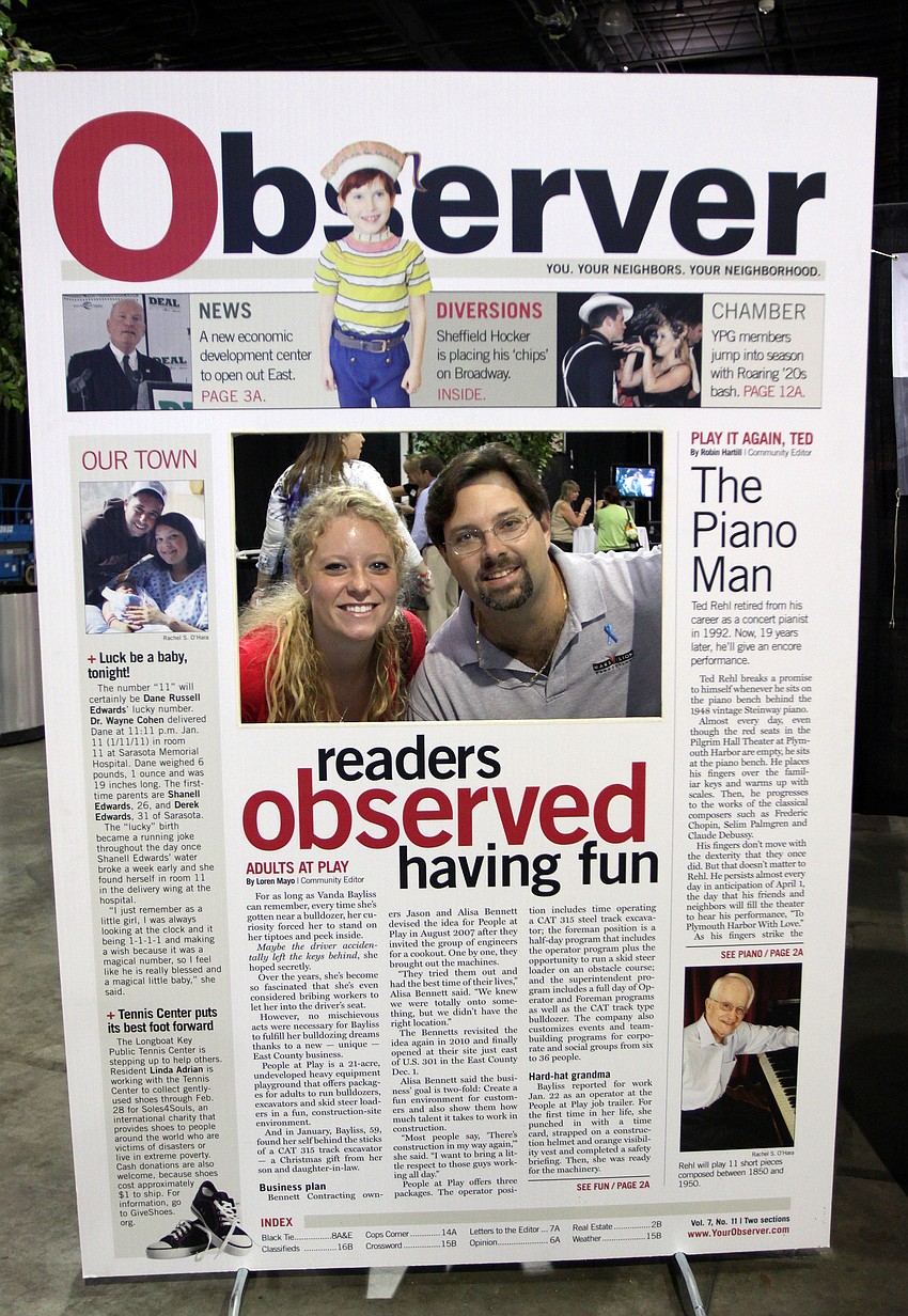 Danielle Callaway and Mark Palmer