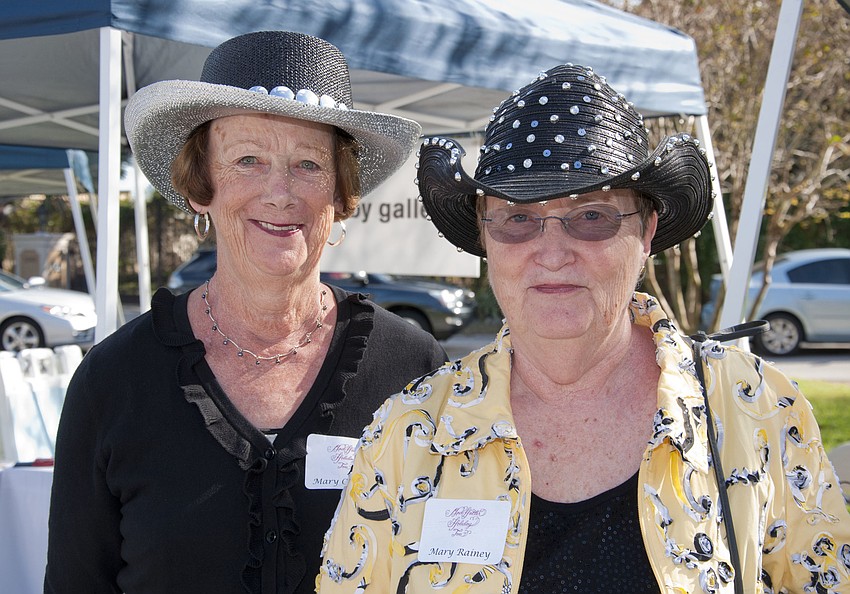 Red Cross volunteers Mary Oâ€™Connor and Mary Rainey