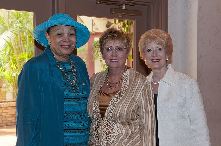 Dr. LouBertha McKenzie-Wharton, Marlene Marshall and Christine Jennings