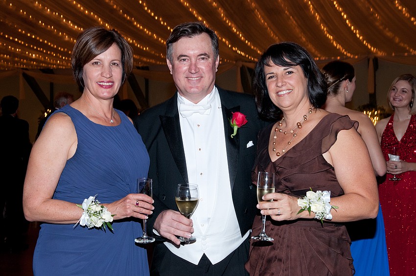 Margaret Mobley with Chip and Brigitte McCarthy