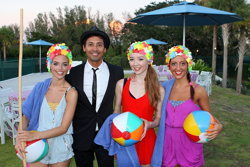 Eloise Hymas, Dex Honea, Emily Smith and Annabel Sarrafan from the Sarasota Ballet