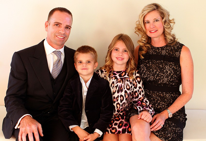 Geoffrey, Sawyer, Ava and Brenda Michel