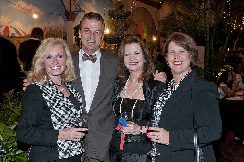 Dr. Linda Ballou, Bill & Debbie Partridge and Sandy Moser