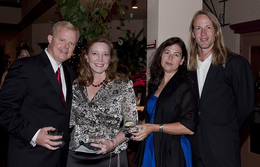 Bill and Christine Johnson with Paula Murray and Frank Filipanits, Jr.