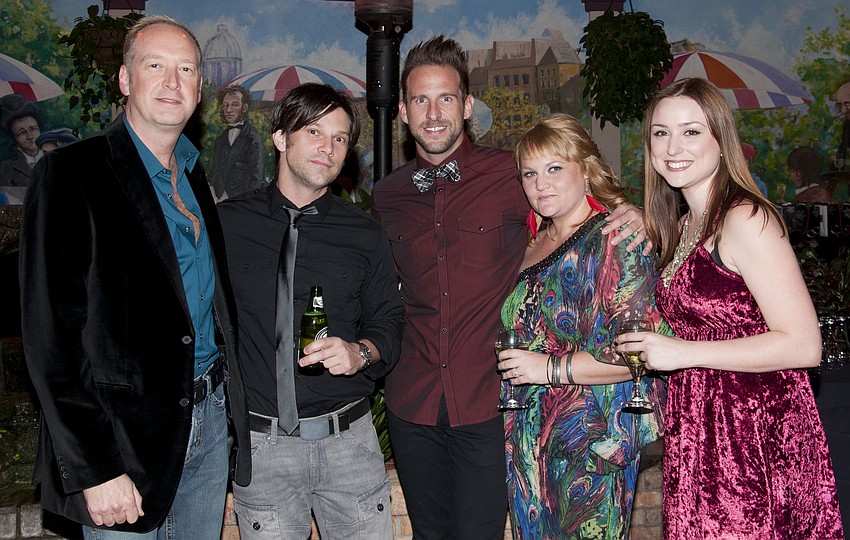 Richard Simpkins, Derek Donovan, Shawn Paul, Katy Magill and Ashley Taylor-Nuovo stylists at 1st st. Nuovo