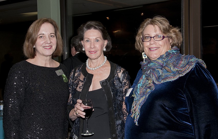 Chief Development Officer Ann Logan, Cornelia Matson, and Staff Liaison Emily Lane