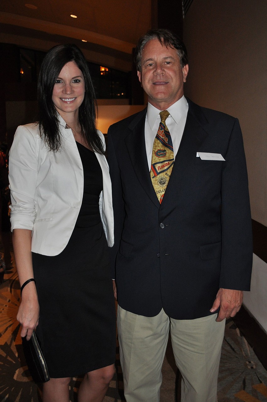 Kinga Huse with Tom Harris