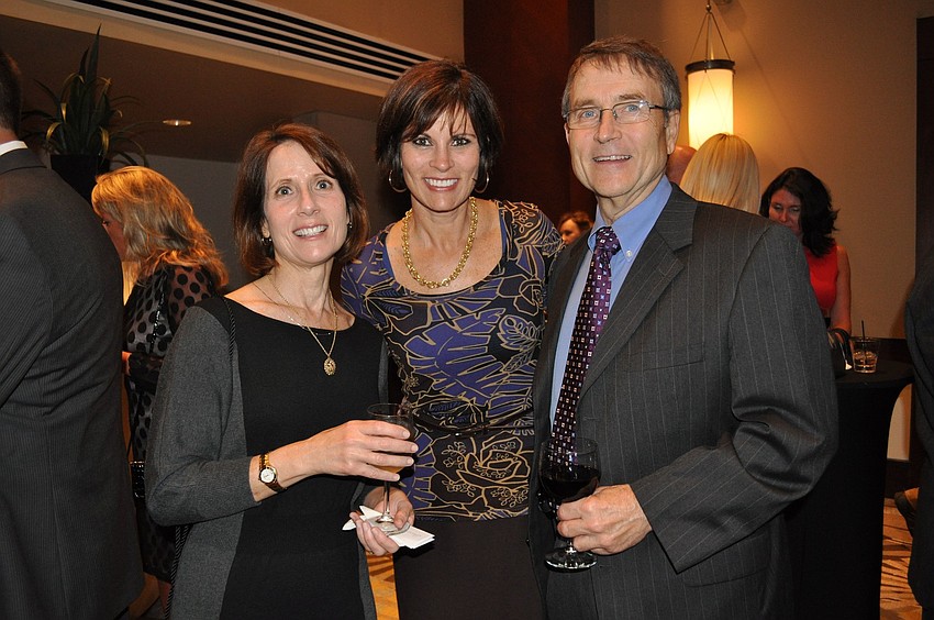 Sharon Schoenholtz with Carol and Paul Clark