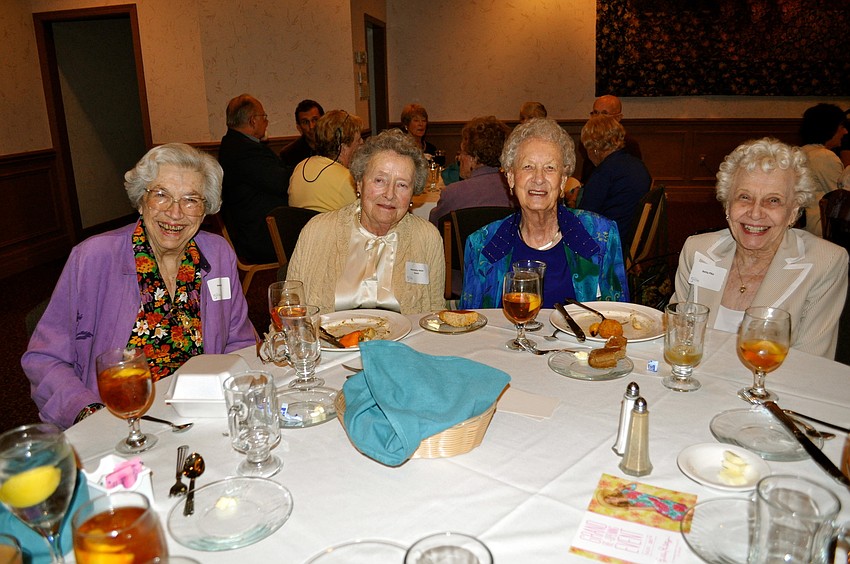 Helen Gifford, Henrietta Adair, Kathleen Hodges and Betty Pike