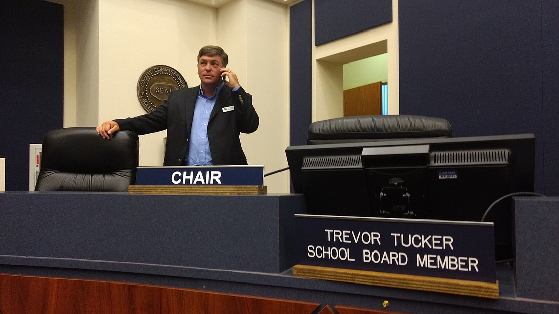 School Board Chairman Trevor Tucker. File photo