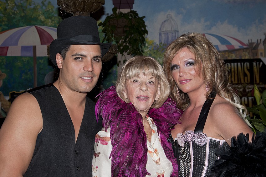 Oscar Correa, Gloria Moss and Paula Moore