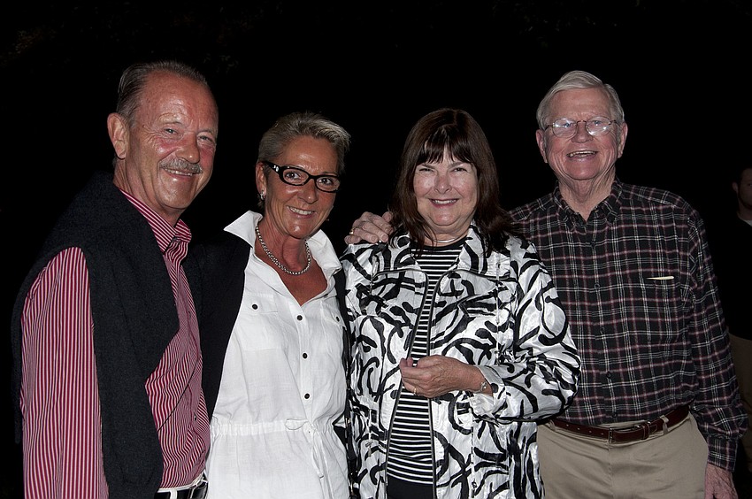 Fred and Martina Kanitz with Pat and Senator Bob Johnson