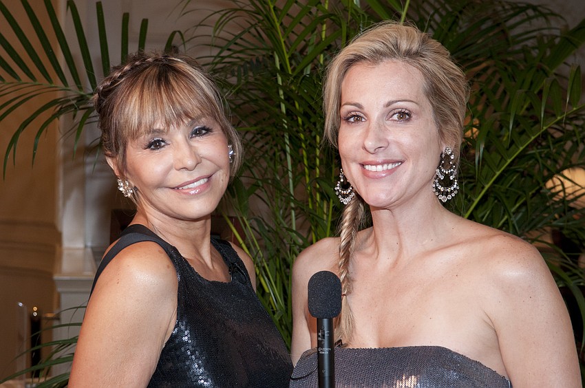 Chris Voelker and Alex Miller conduct red carpet interviews