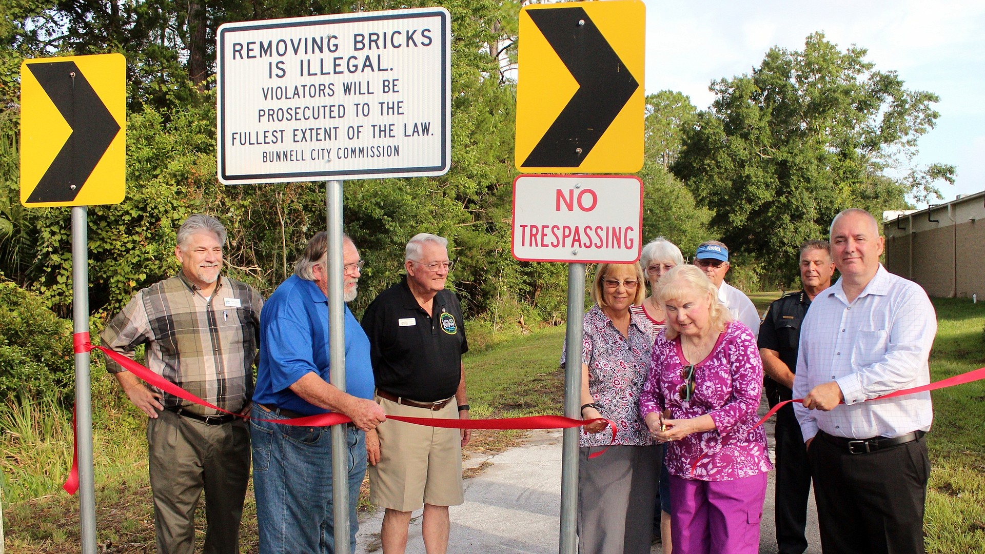 The Old Brick Road stays Bunnell City Commission voted unanimously to