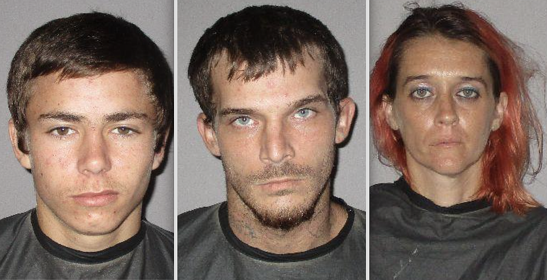 Cody Driggers, Brian Swartz and Jennifer Smith (Photos courtesy of the Flagler Beach Police Department)