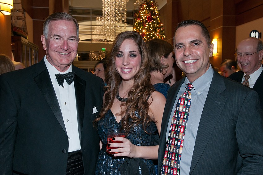 Steve Almquist with Bianca and Peter Masterson