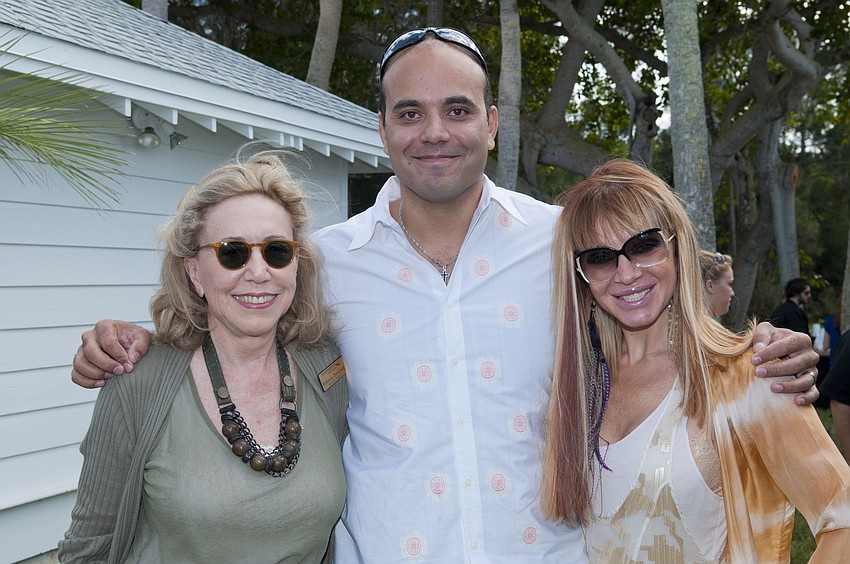 Rebecca Donelson with Navid and Gia Ventola