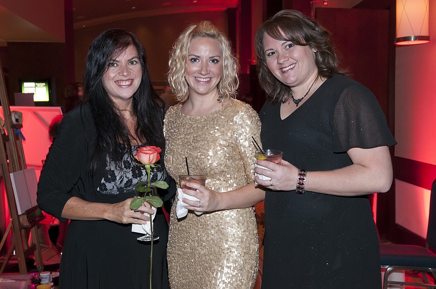 Vanessa Meaux, Julie Martin and Christy Boland