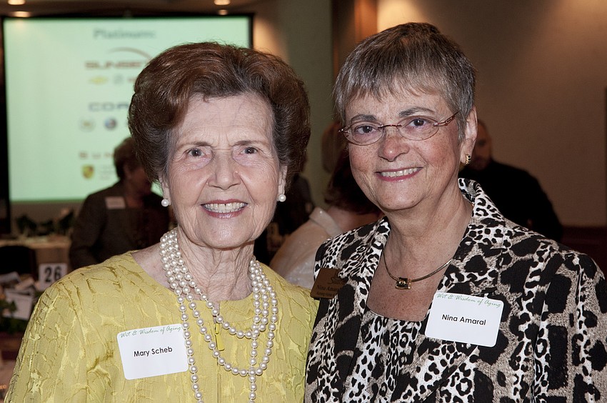 Mary Scheb and Nina Amaral