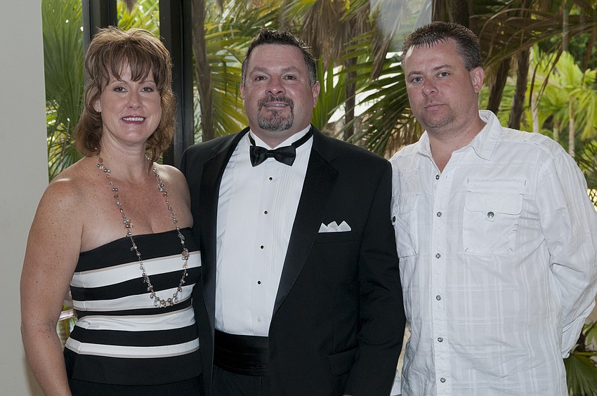 Kristine and Steven White with Steve Hopkins
