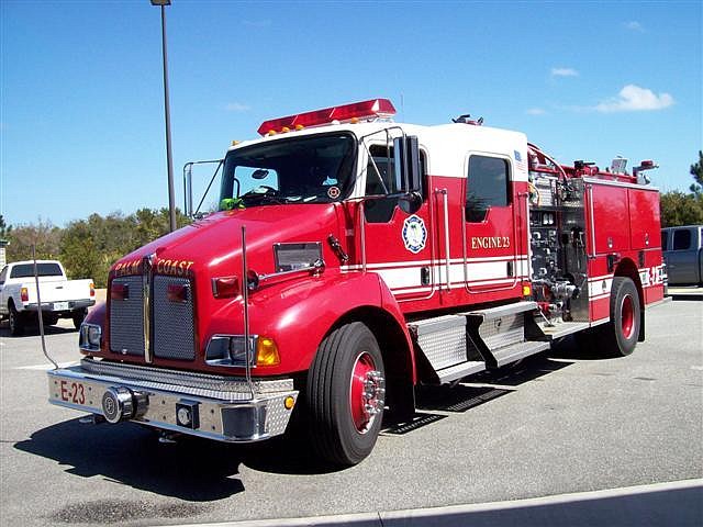 Palm Coast will be donating a fire engine to FPC's Fire Academy. Photo courtesy of Flagler Schools