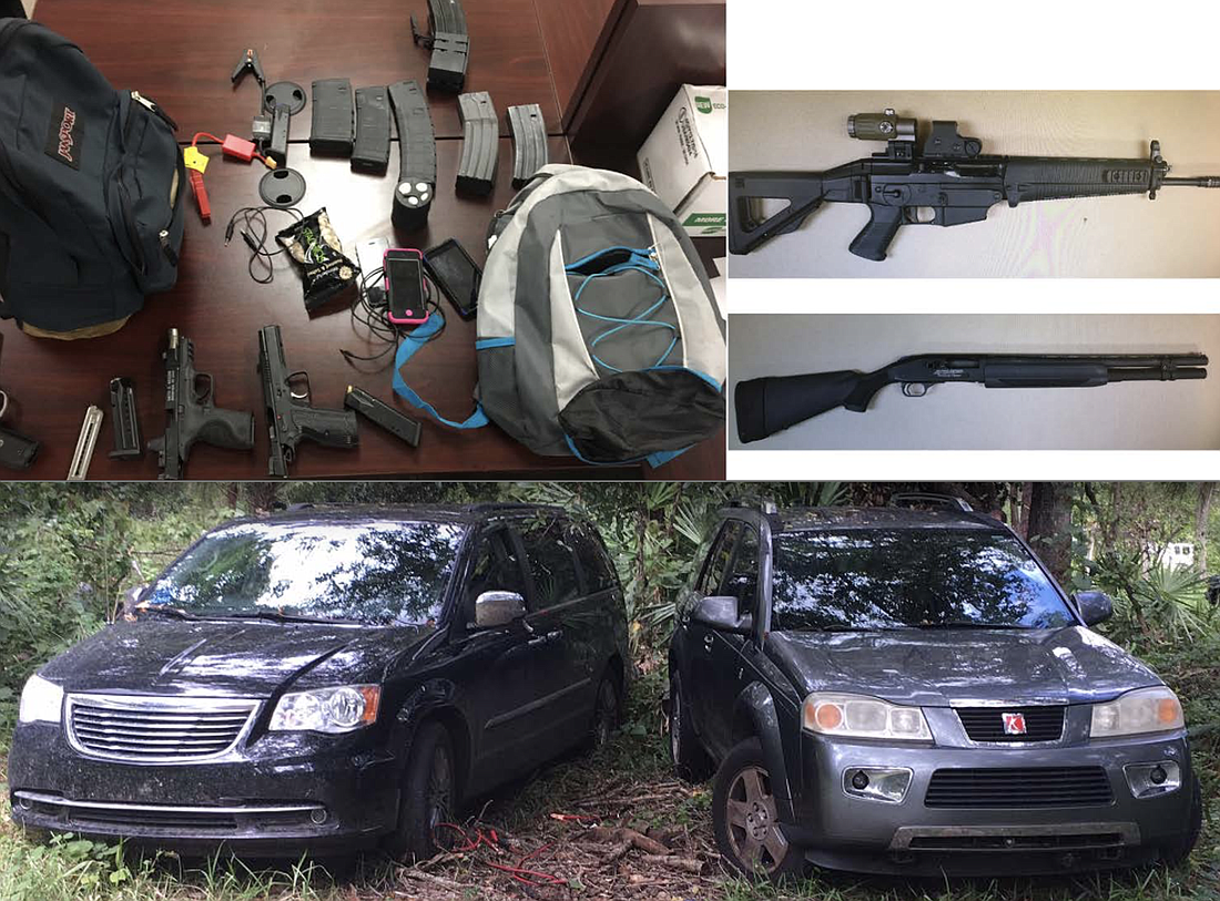 The two young men stole six guns and magazines, electronics and two vehicles. (Photos courtesy of the FCSO)