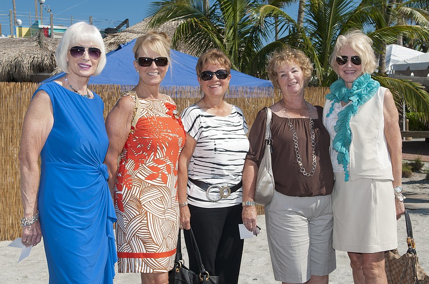 Maureen Cotsanas, Jo Ann Byrne, Diane Farrell, Dorothy Shaw and Eva Holtzer