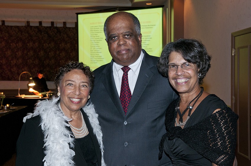 Carol Buchanan with Dr. Randall and Karen Morgan