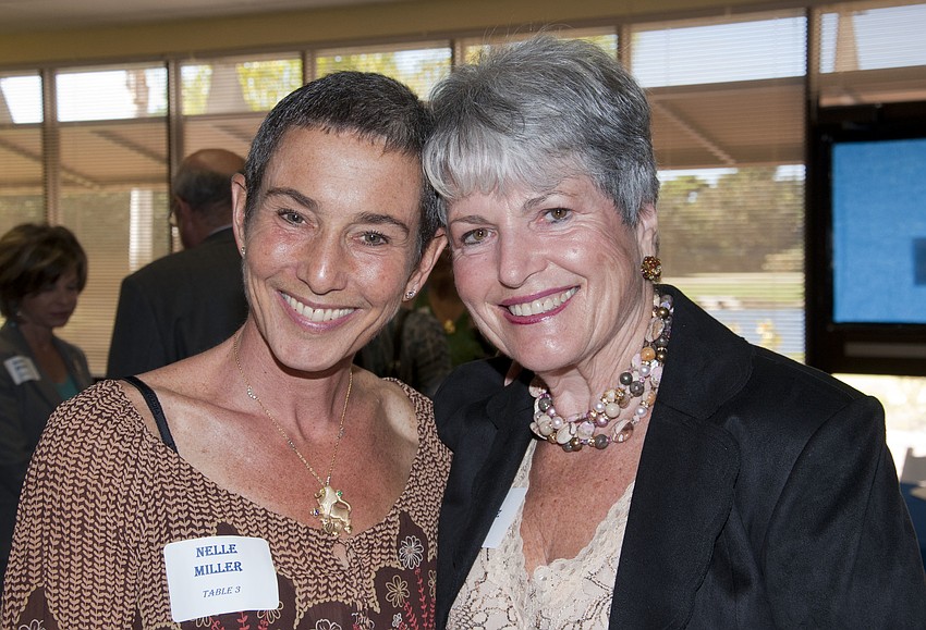 Foundation President Nelle Miller and Edie Chaifetz