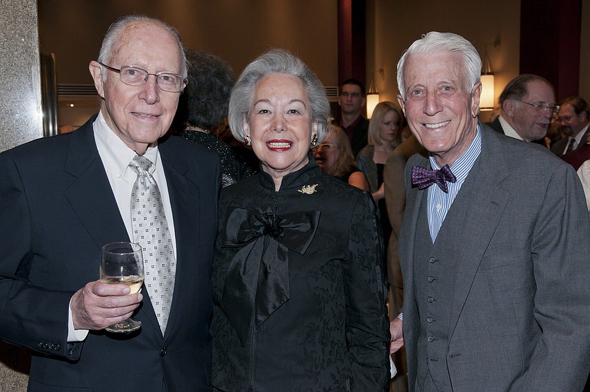 Jerome and Sydney Goldstein with Bob Garner