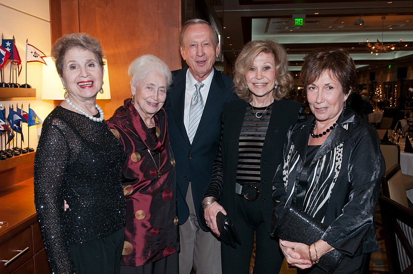 Janet Tolbert, Eva Slane, Sy & Shelley Goldblatt and Jacqueline Giddens