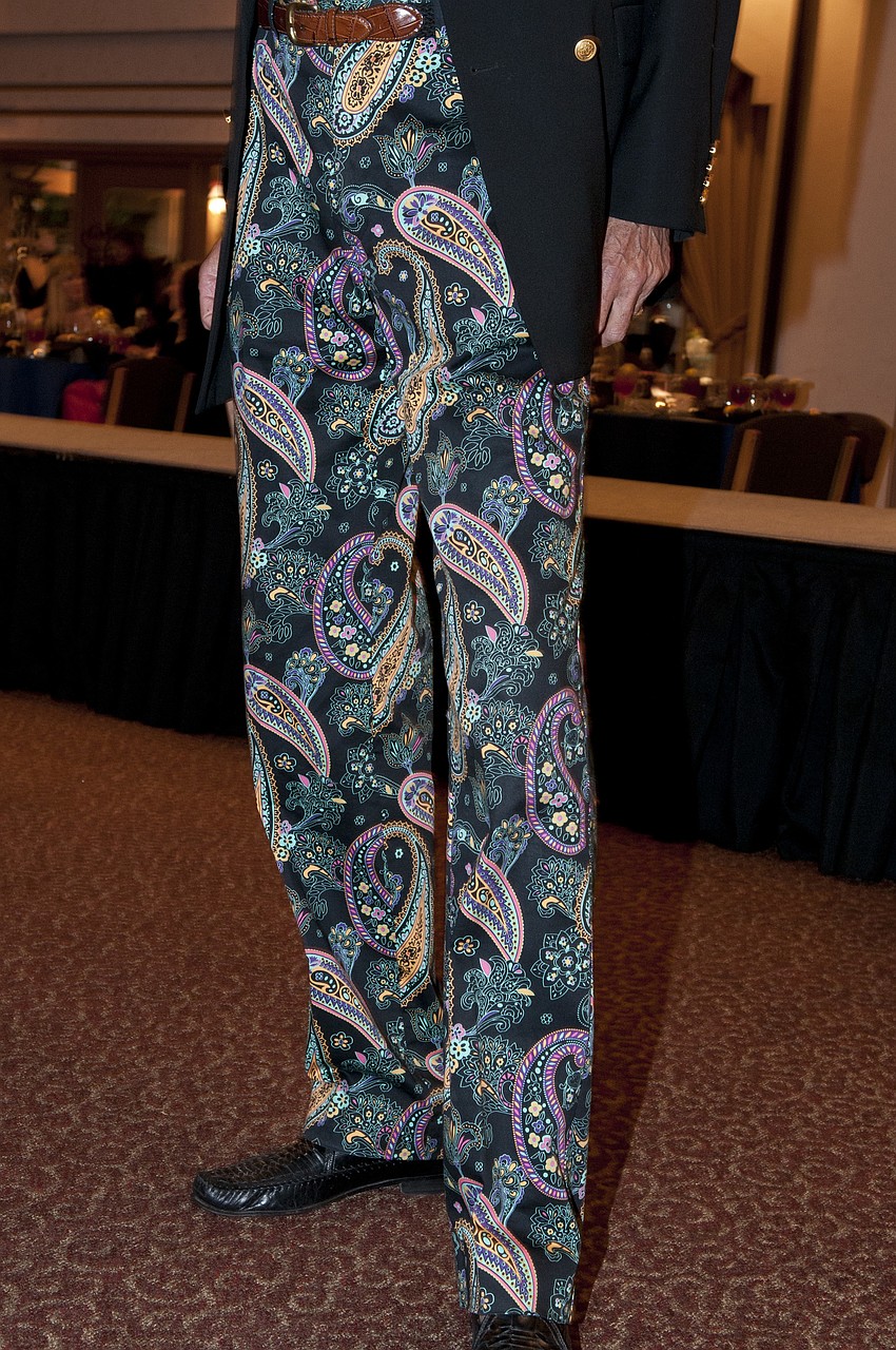 Jack Peffley of Taffy's in Loudmouth Golf pants by John Daly