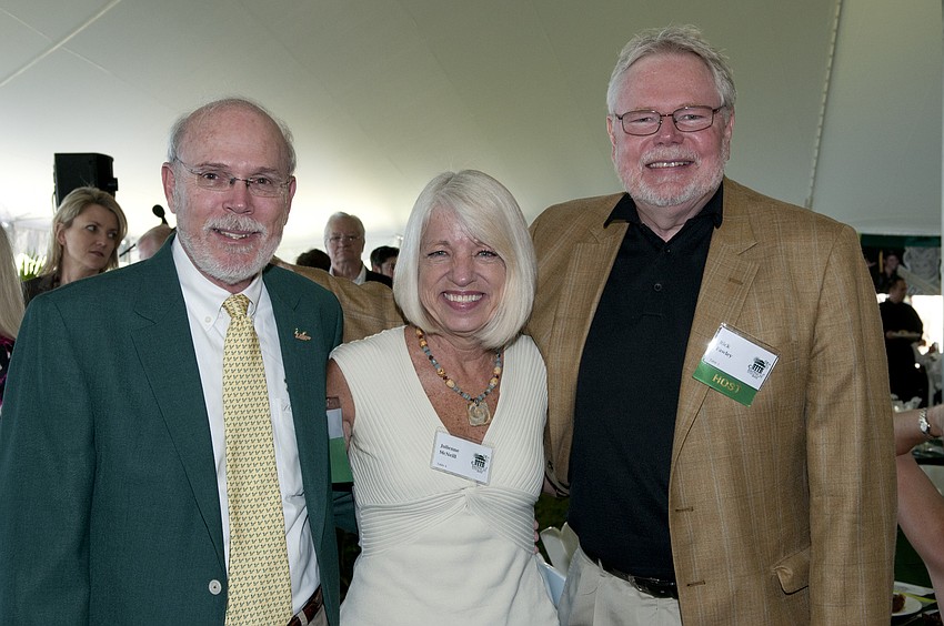 Rick Smith, Julienne McNeill and event chair, Rick Fawley