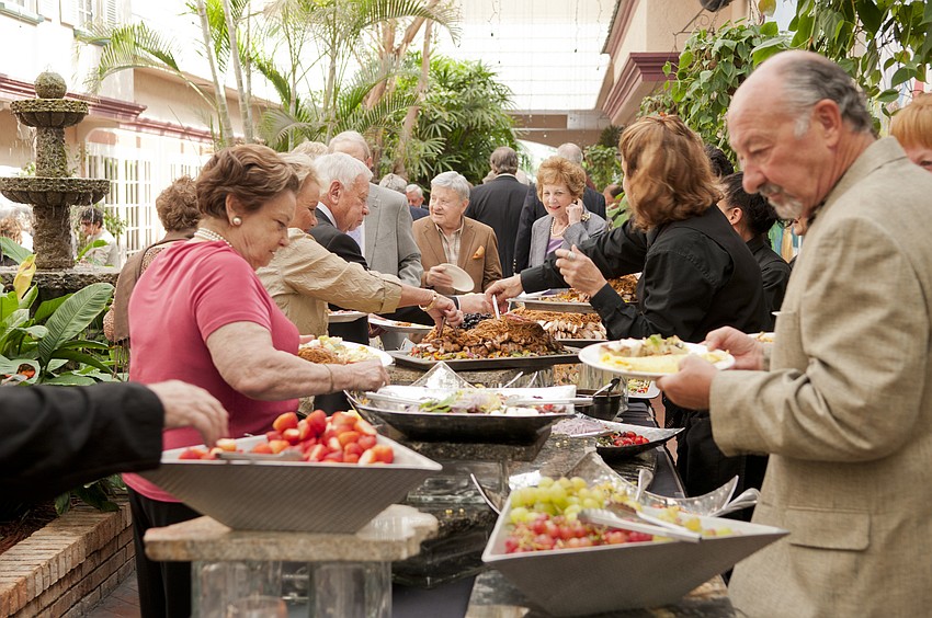 Diving into the food