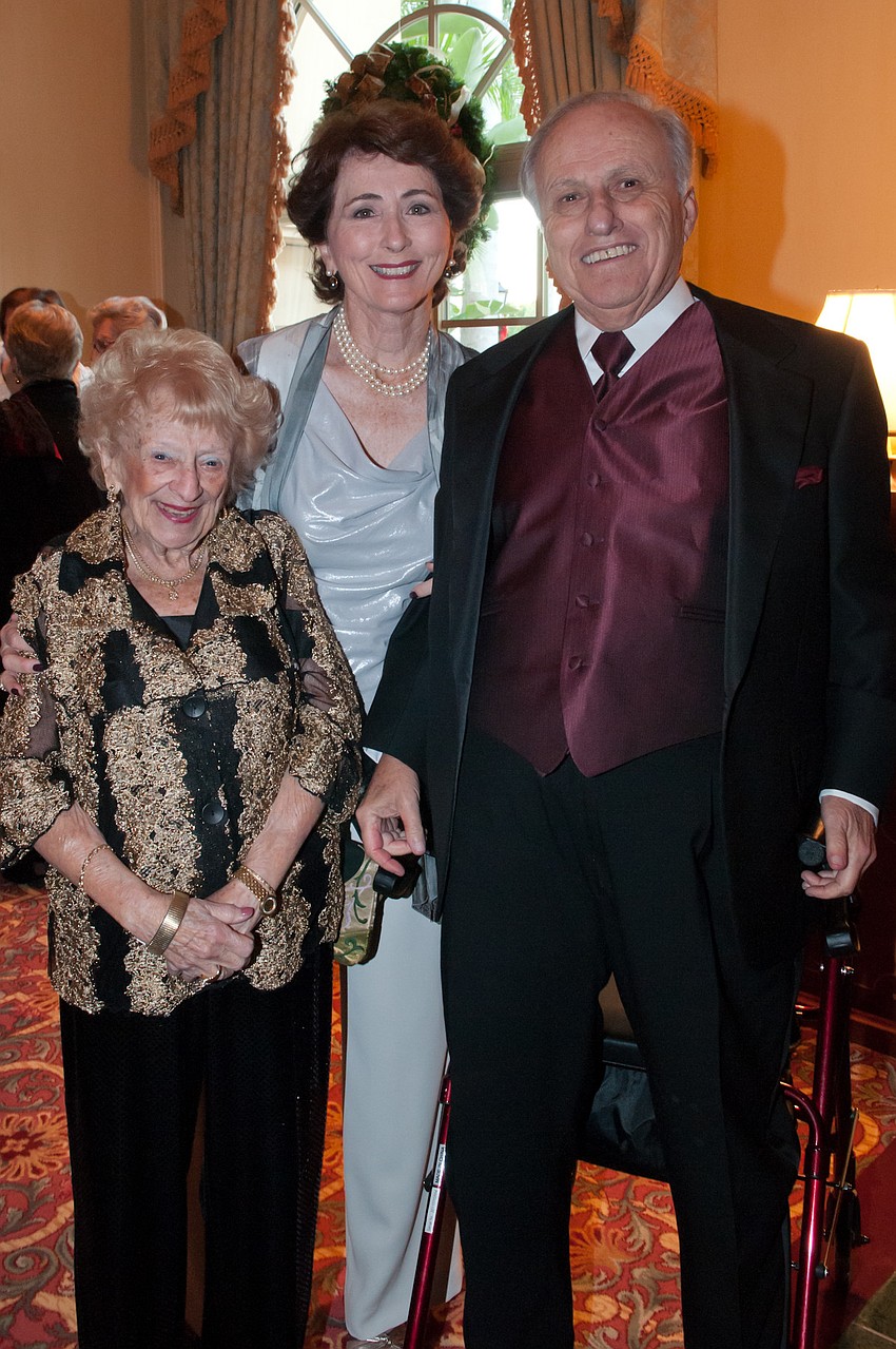 Florence Katz, Barbara Brizdle and Larry Schoenberg
